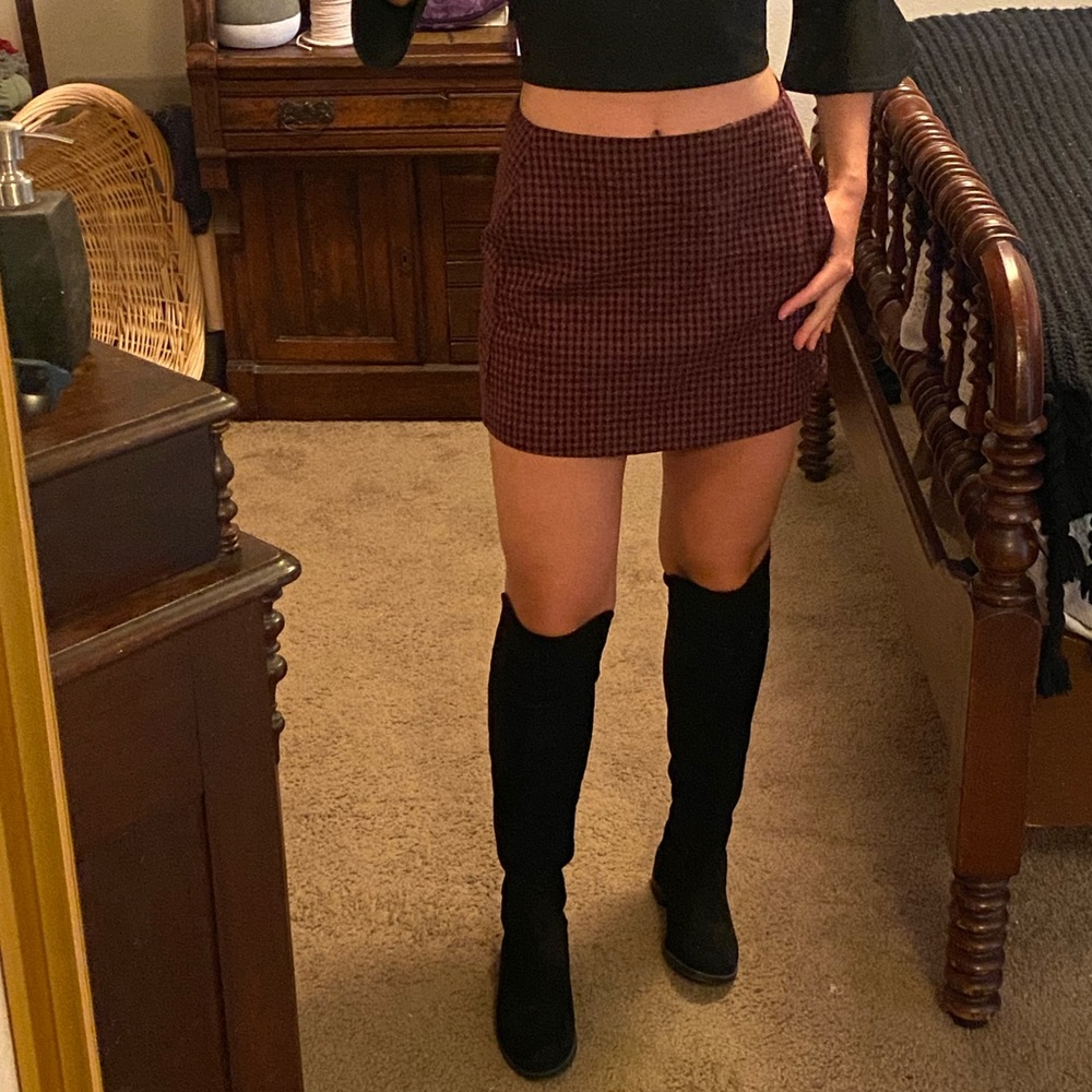 Black knee-high boots